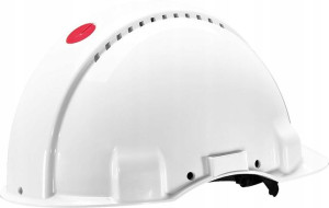 Hełm Ochronny Abs Kask Budowlany Peltor Biały