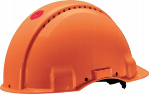 Hełm Ochronny Abs Kask Budowlany Peltor Pomarańcz