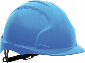 Hełm Ochronny Evo3 Kask Budowlany Hdpe Niebieski