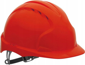 Hełm Ochronny Evo2 Kask Budowlany Hdpe Czerwony