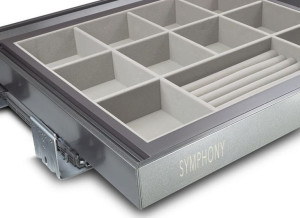 Organizer Wysuwny Do Szafy Garderoby 60cm Antracyt