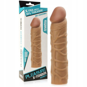 Nakładka Na Penisa Cyberskóra Penis Dłuższy O 3cm