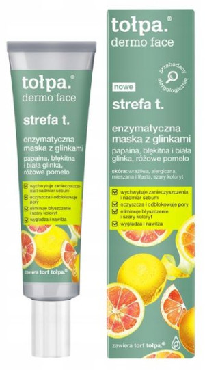 Tołpa Dermo Face Strefa T. Maska Enzymatyczna Z Glinkami 40ml