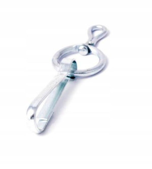 Karabinek Do Łańcucha Z Okrętką 100 / 180 Mm Ocynk