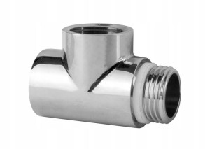 Trójnik Wz 1/2'' Chrom Chromowany Trojak