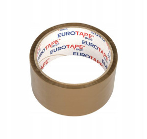 Taśma Pakowa Brązowa 48 Mm / 50 Y Klejąca Akryl