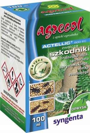 Actellic 500ec Zwalcza Szkodniki W Magazynie 100ml