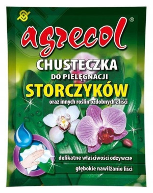 Chusteczka Do Liści Storczyków Agrecol 1szt
