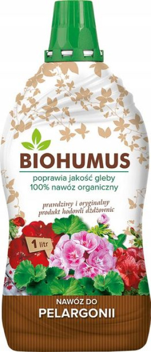 Biohumus Agrecol Nawóz Organiczny Do Pelargonii 1l