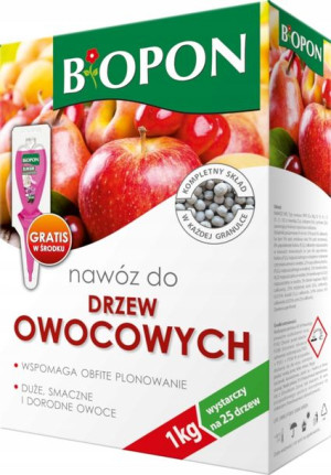 Nawóz Do Drzew Owocowych Biopon 1kg Na 25 Drzew