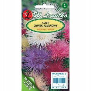 Aster Chiński Igiełkowy Mieszanka Kolorów 1,25g