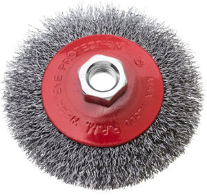 Szczotka Tarczowa Drut Stalowy Otwór M14 125 Mm