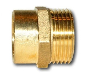 Nypel Mosiężny Do Wlutowania 1'' X 28 Mm Złączka