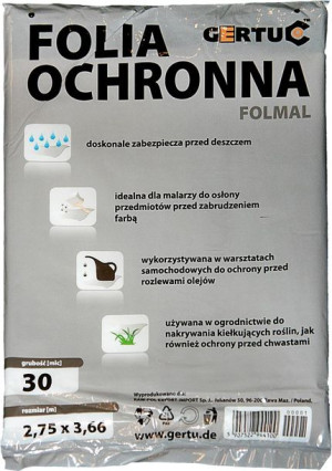 Folia Ochronna Malarska 2.75x3.66m Duża Wytrzymała