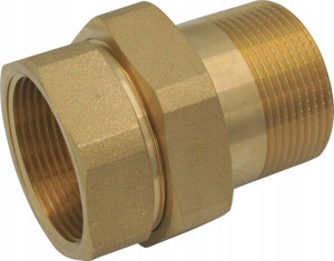 Śrubunek Prosty Mosiężny 2'' Uszczelka O-ring