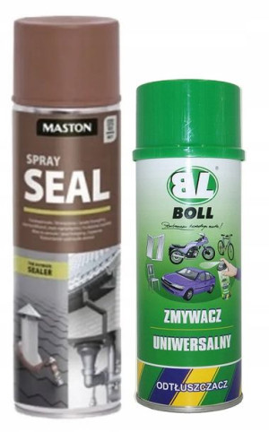 Seal uszczelniająca powłoka gumowa brązowa+zmywacz