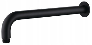 Rondo Wylewka Ścienna Deszczownica 337mm Czarna
