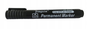 Marker Czarny Permanentyny Okrągły Mazak Pisak
