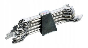 Zestaw Kluczy Płaskich 6-17 Mm Dwustronne 6 Szt.