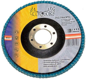 Ściernica Listkowa 125 X 22.2 Mm P80 Cyrkonowa