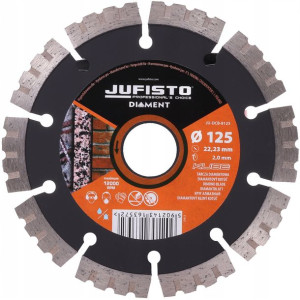 Tarcza Diamentowa 125x22.2mm Ostrze Ku Do Twardych