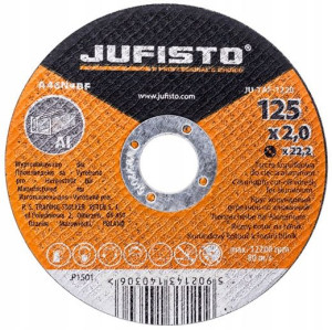 Tarcza Korundowa 125 X 2.0 X 22.2 Mm Do Aluminium