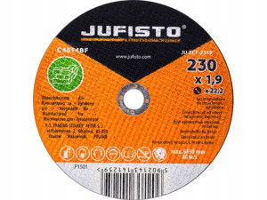 Tarcza Korundowa 230 X 1.9 X 22.2 Mm Do Betonu