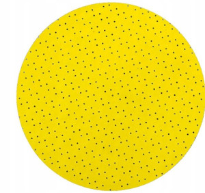 Krążek Ścierny 225 Mm P60 Na Rzep Z Otworami