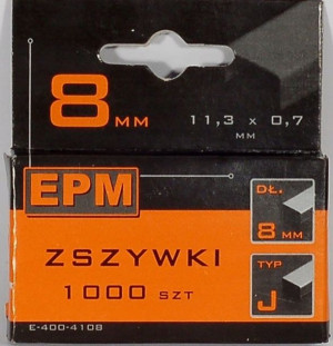 Zszywki Standard G 14mm Ostrzone Szer. Pro-technik