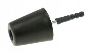 Odbojnik Drzwiowy Xxxl 48g X 70d X 80w Czarny+kołe
