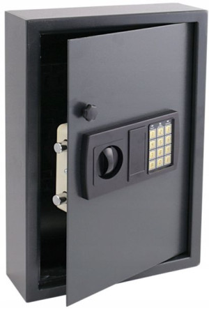 Sejf Elektroniczny Na Klucze 48szt 45x30x10cm 3mm