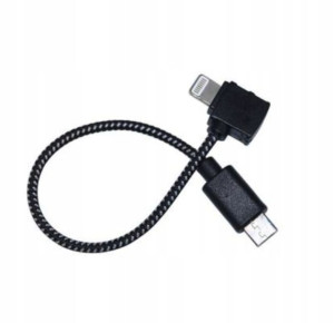 Kabel Otg Nylon Do Drona Dji Spark Iphone Ios 15cm