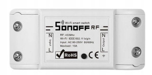 Sonoff Rf R2 Przełącznik Smart Home Wifi Rf433 Mhz