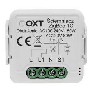 Moduł Oxt Mini Ściemniacz 1 Obwód Zigbee Tuya