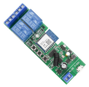 Tuya 2ch Dc 5-32v 2 Kanały Wifi+rf Beznapięciowy