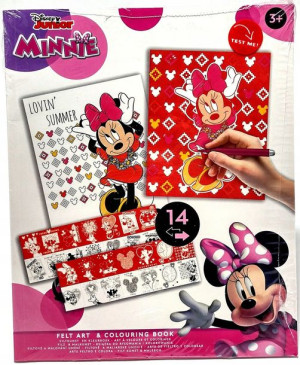 Kolorowanka filc Myszka Minnie
