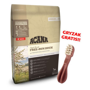 ACANA Free-Run Duck 6kg + WHIMZEES Szczoteczka M 30g GRATIS!!!