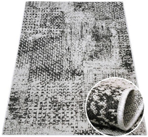 Dywan Jeans tkany na płasko 08 szary 120x160