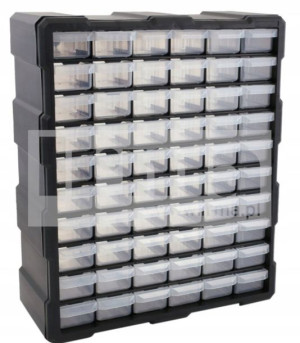 Organizer Warsztatowy Tw 383x465x165mm 60szufladek