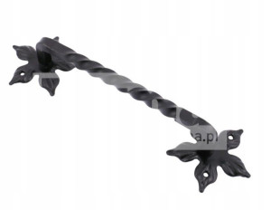 Antaba Drzwiowa Uchwyt Koval 205/320mm Czerń Kwiat