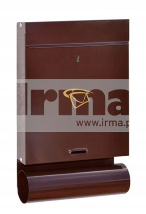 Skrzynka Na Listy A4 S-08 Tuba Brąz S076