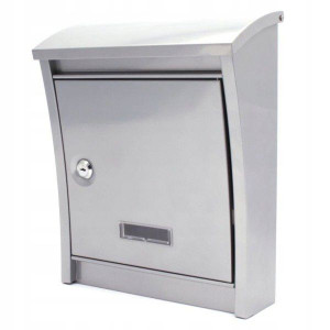 Skrzynka Na Listy Dalmatia Srebrna 25x32x8-12cm