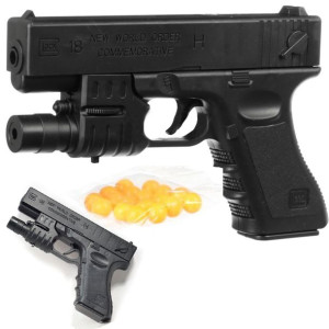 Pistolet na kulki Z LASEREM