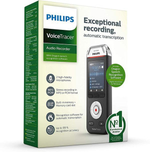 Dyktafon Philips Voicetracer Audio Recorder z oprogramowaniem do rozpoznawa