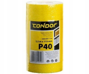 Papier Ścierny W Rolce 2.5 M 115 Mm P40 Żółty