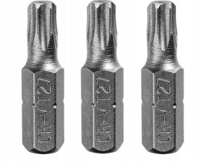 Końcówki Wkrętakowe Torx T27 X 25 Mm 3 Szt.