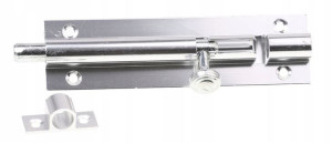 Zasuwka Wąski Profil 125x34x1.7mm Srebrna