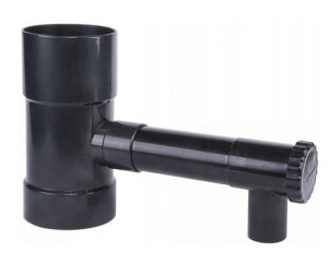 Łapacz Wody Deszczowej Z Rynny 100mm Grafit Ibc