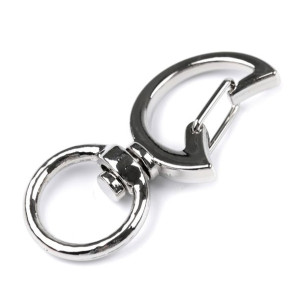 Karabińczyk Metalowy Księżyc 12 Mm - Nikiel