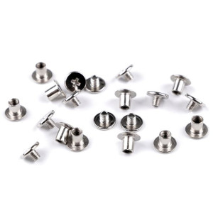 Nity Kaletnicze Skręcane 9,5 Mm 10 Szt. - Nikiel